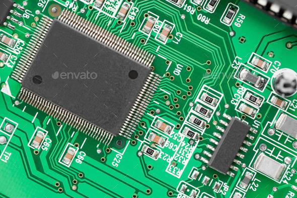 Computer chip. (Misc) Photo Download