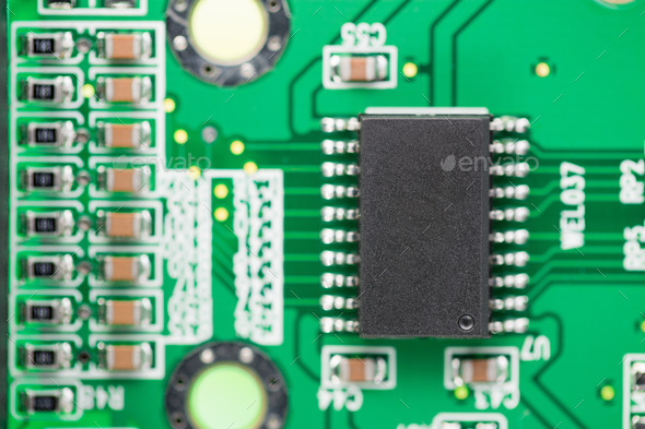 Computer chip. (Misc) Photo Download