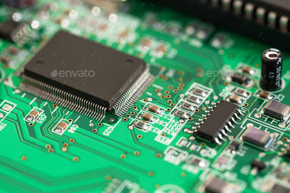 Computer chip. (Misc) Photo Download