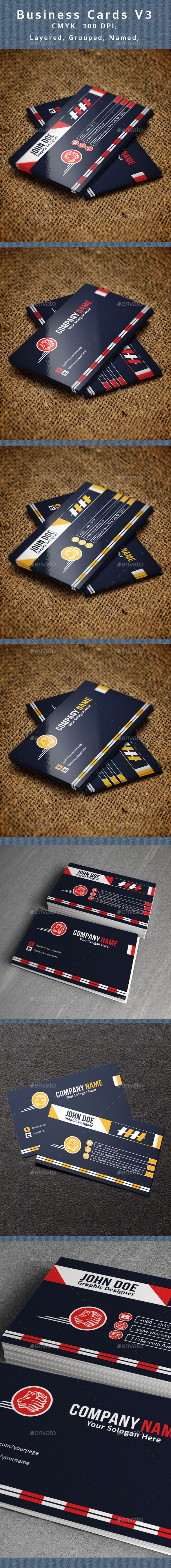 GraphicRiver Creative Business Card V3 10769423 GraphicRiver Creative Business Card V3 10769423