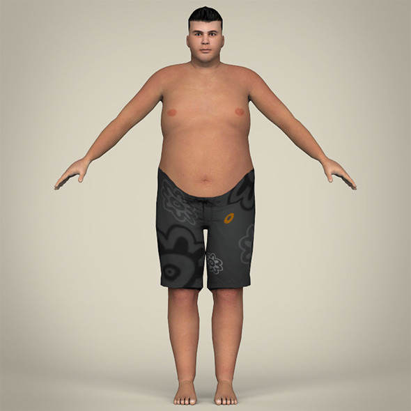 3DOcean Young Fat Man 10769500 3DOcean Young Fat Man 10769500