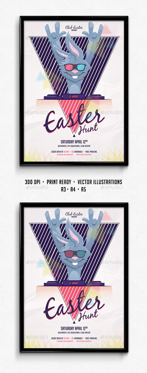 GraphicRiver Easter Party Poster 10706594 GraphicRiver Easter Party Poster 10706594