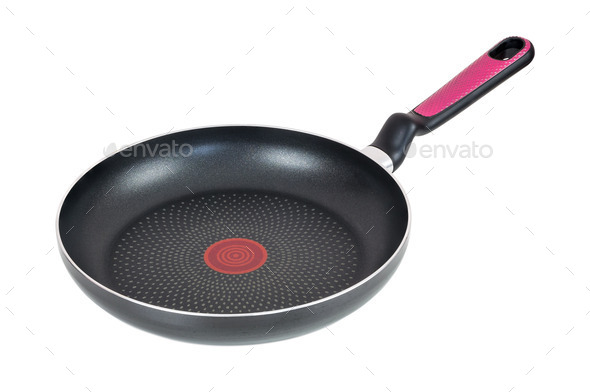 Frying pan on white background (Misc) Photo Download