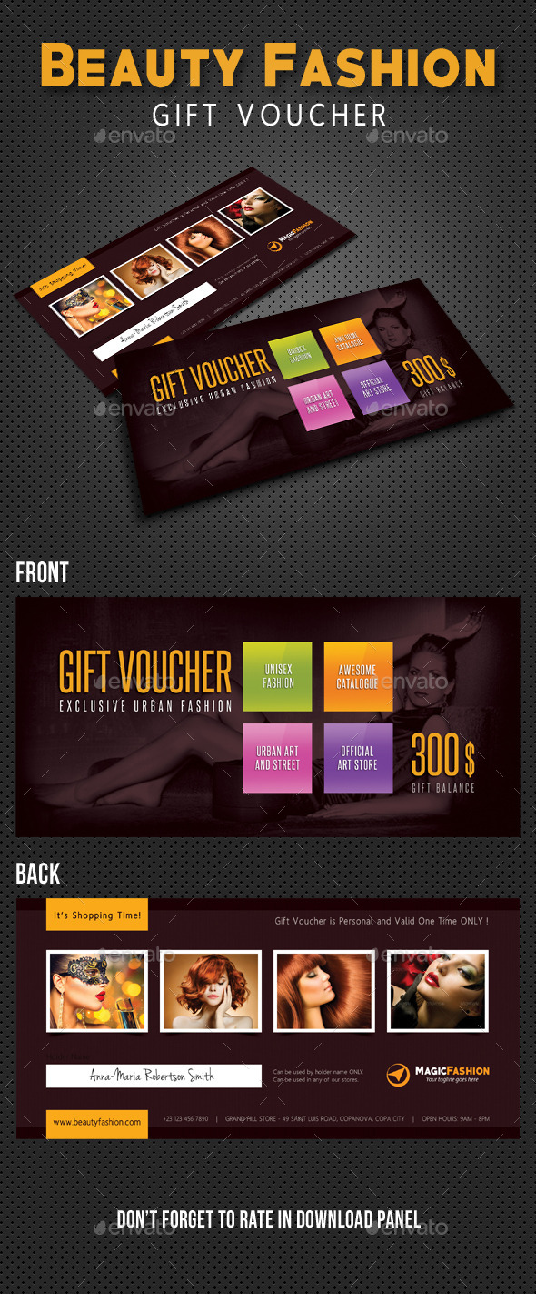 GraphicRiver Beauty Fashion Gift Voucher V06 10771726 GraphicRiver Beauty Fashion Gift Voucher V06 10771726
