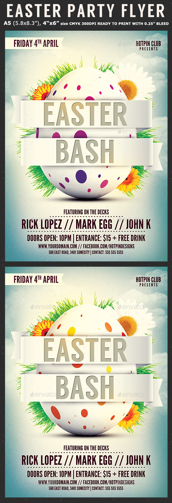 GraphicRiver Easter Bash Flyer Template 10771995 GraphicRiver Easter Bash Flyer Template 10771995