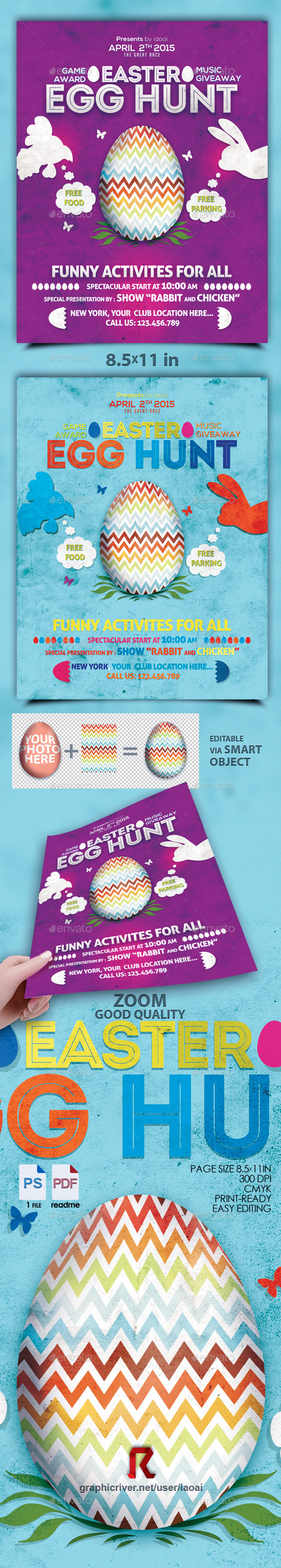 GraphicRiver Easter Egg Flyer 10772032 GraphicRiver Easter Egg Flyer 10772032