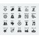 Video Game Genres Vector Icons Set