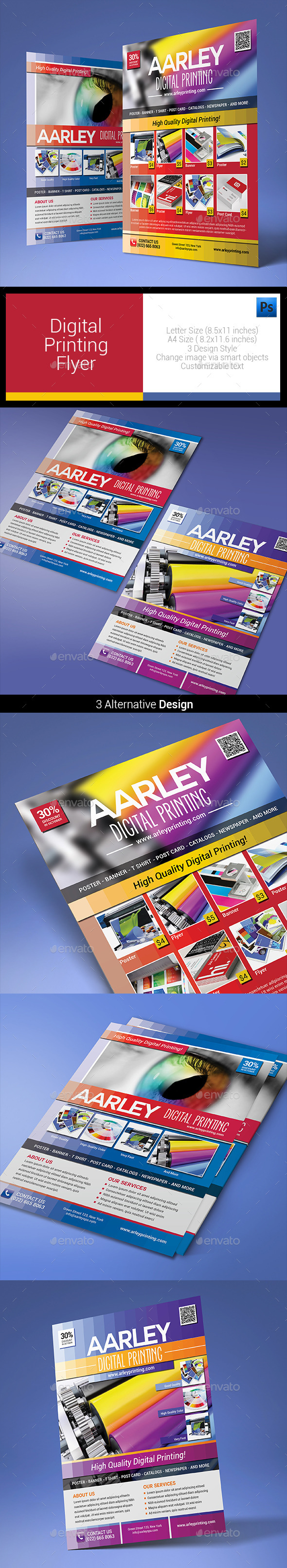 GraphicRiver Digital Printing Flyer 10772587 GraphicRiver Digital Printing Flyer 10772587