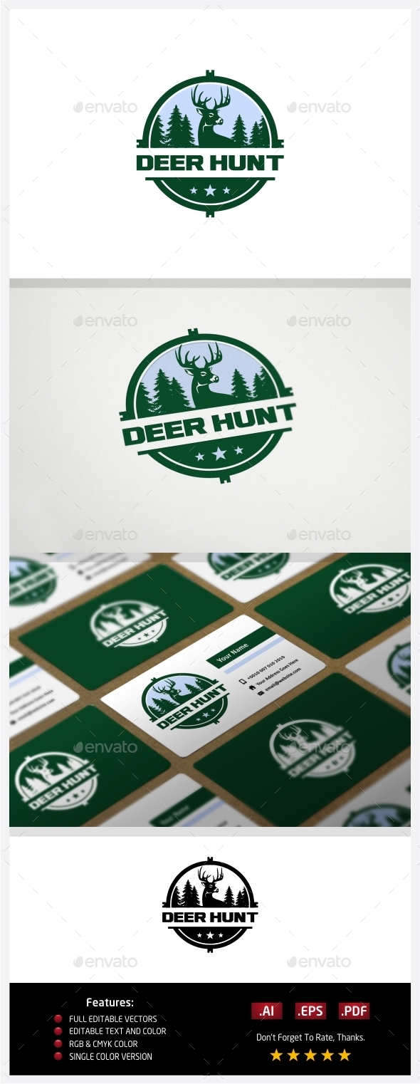GraphicRiver Deer Hunt 10773365 GraphicRiver Deer Hunt 10773365