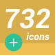 Material Design 732 Icons