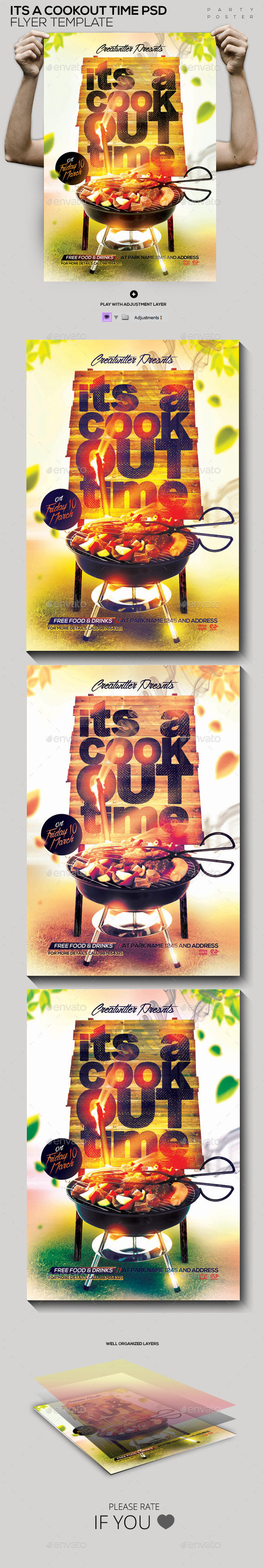 GraphicRiver Its A Cookout Time PSD Flyer Template Flyer Poster 10775358 GraphicRiver Its A Cookout Time PSD Flyer Template Flyer Poster 10775358