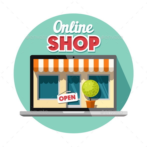 GraphicRiver Online Shopping Concept 10776701 GraphicRiver Online Shopping Concept 10776701