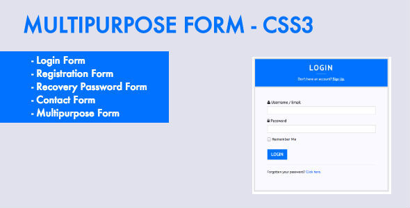 CodeCanyon Multipurpose Forms CSS3 10778985 CodeCanyon Multipurpose Forms CSS3 10778985
