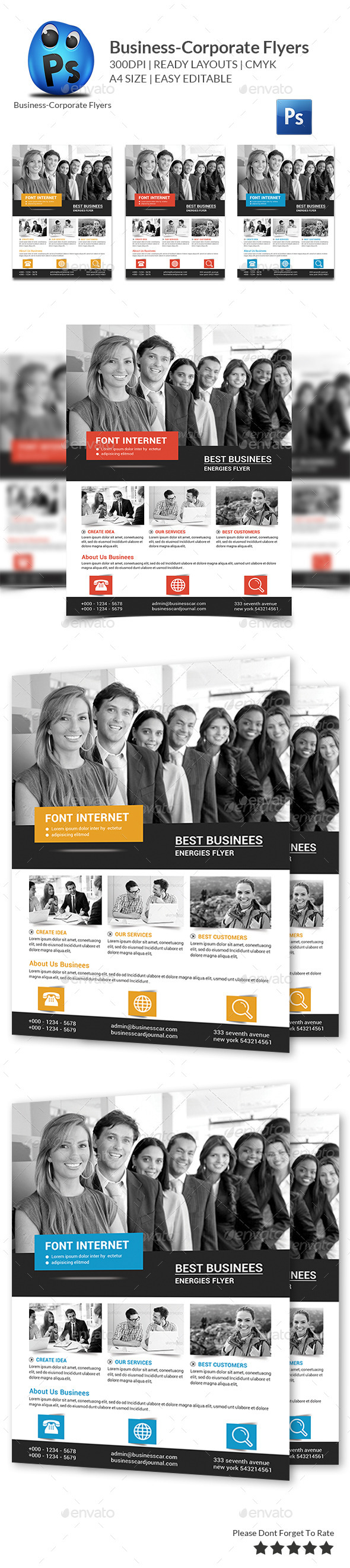 GraphicRiver Corporate Business Flyer Template 10779591 GraphicRiver Corporate Business Flyer Template 10779591