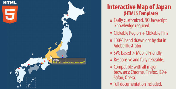 Download Interactive Map Of Japan Html5 Free 10779637