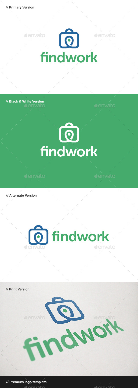 GraphicRiver Find Work Logo 10780381 GraphicRiver Find Work Logo 10780381