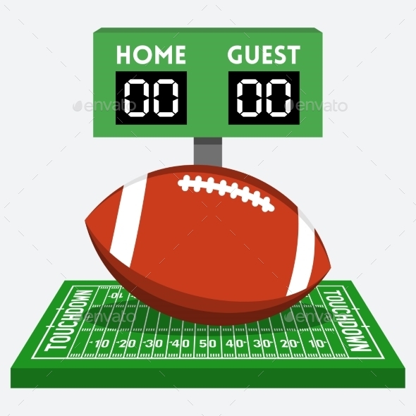 GraphicRiver American Football Field and Ball Composition 10781839 GraphicRiver American Football Field and Ball Composition 10781839