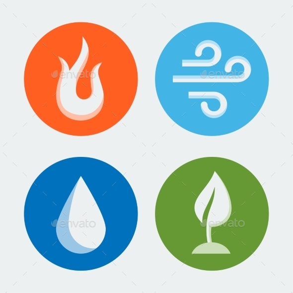 GraphicRiver Four Elements Vector Icons Set #2 10781958 GraphicRiver Four Elements Vector Icons Set #2 10781958