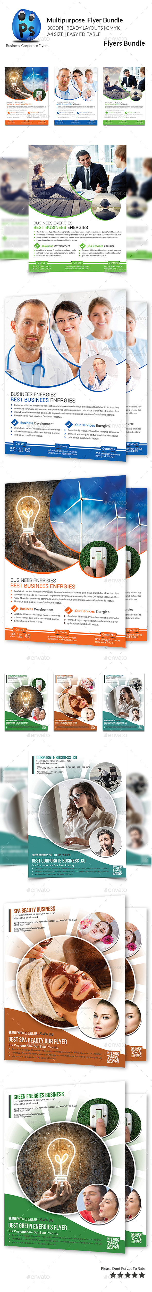 GraphicRiver Multipurpose Business Flyers Bundle 10782135 GraphicRiver Multipurpose Business Flyers Bundle 10782135