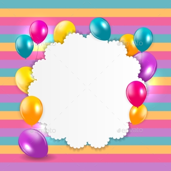GraphicRiver Glossy Balloons Background Illustration 10782432 GraphicRiver Glossy Balloons Background Illustration 10782432