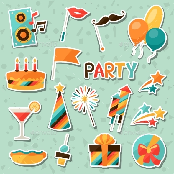 GraphicRiver Celebration Party Set 10782885 GraphicRiver Celebration Party Set 10782885