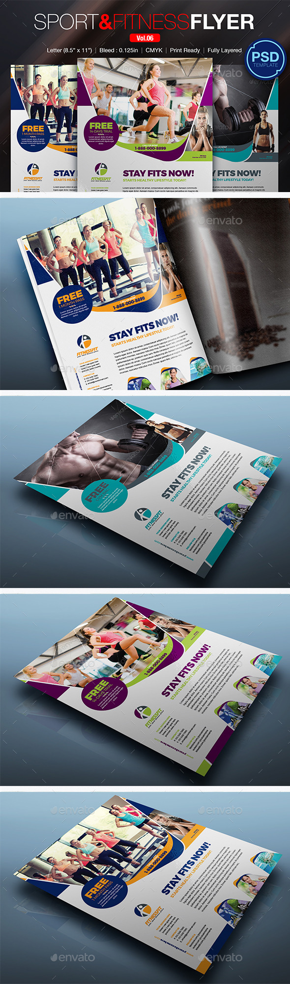 GraphicRiver Sport & Fitness Flyer Vol.06 10783012 GraphicRiver Sport & Fitness Flyer Vol.06 10783012