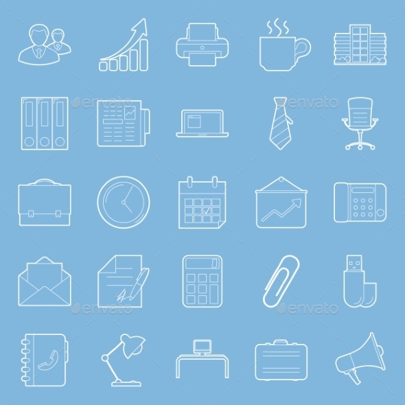 GraphicRiver Office and Marketing Thin Lines Icons 10783158 GraphicRiver Office and Marketing Thin Lines Icons 10783158
