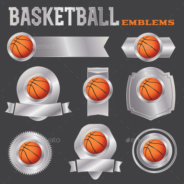 GraphicRiver Vector Basketball Emblems Illustration 10783203 GraphicRiver Vector Basketball Emblems Illustration 10783203