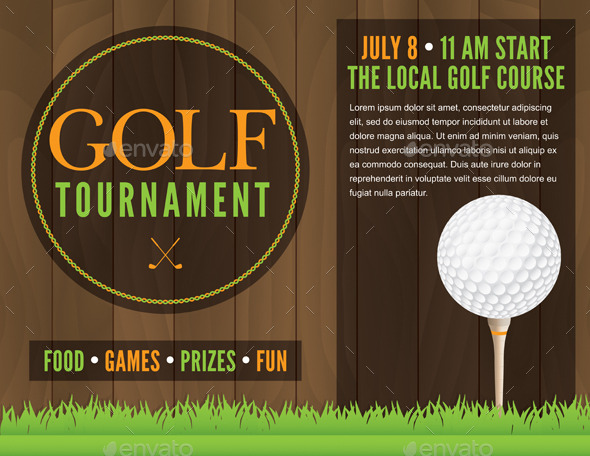 GraphicRiver Golf Tournament Flyer Illustration 10783205 GraphicRiver Golf Tournament Flyer Illustration 10783205