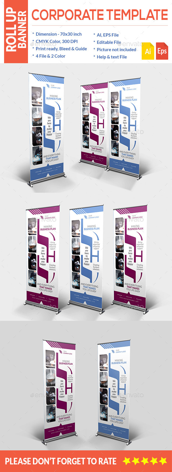 GraphicRiver Corporate Roll-up Banner 10666243 GraphicRiver Corporate Roll-up Banner 10666243
