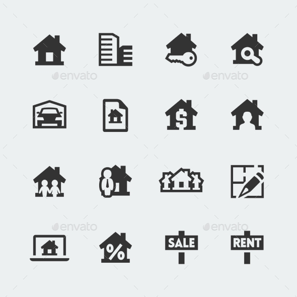 GraphicRiver Vector Real Estate Mini Icons Set 10783769 GraphicRiver Vector Real Estate Mini Icons Set 10783769