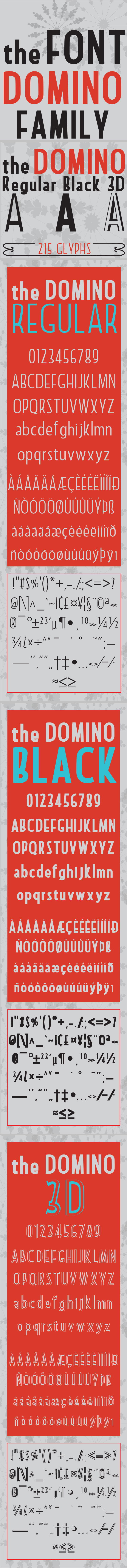 GraphicRiver Domino Font 10783819 GraphicRiver Domino Font 10783819