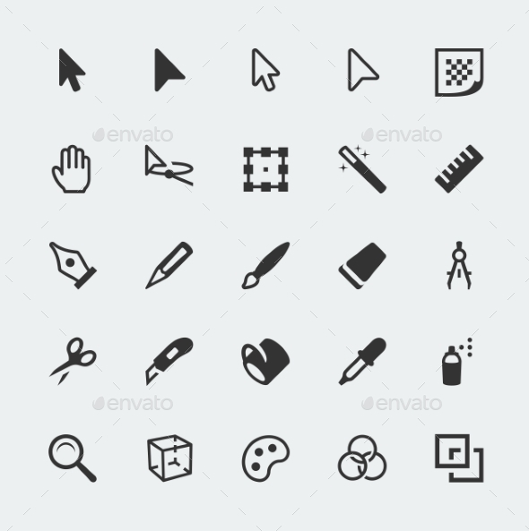 GraphicRiver Vector Graphic Editor Mini Icons Set 10784221 GraphicRiver Vector Graphic Editor Mini Icons Set 10784221