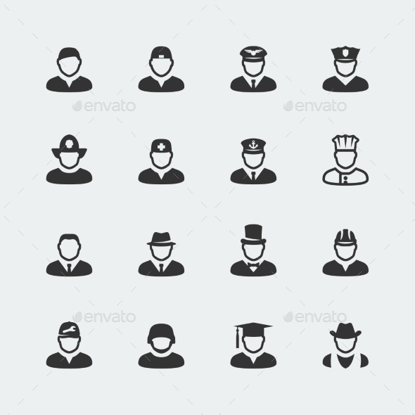 GraphicRiver Vector People and Professions Mini Icons Set 10784236 GraphicRiver Vector People and Professions Mini Icons Set 10784236