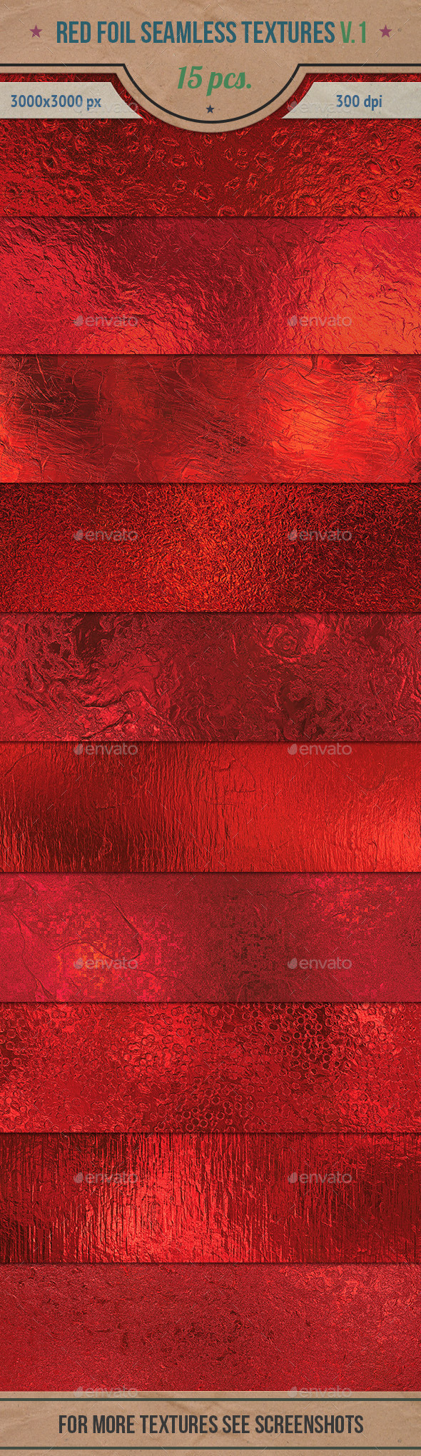 GraphicRiver Red Foil Seamless HD Textures Pack v.1 10784374 GraphicRiver Red Foil Seamless HD Textures Pack v.1 10784374