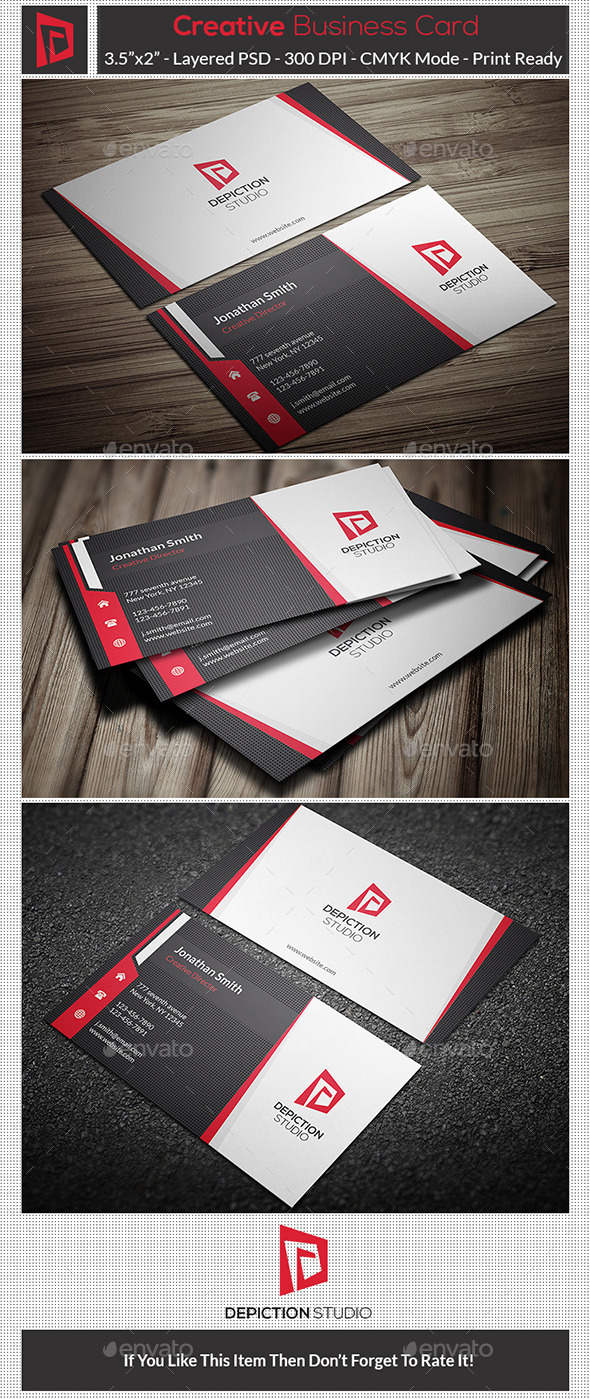 GraphicRiver Creative Business Card 10785192 GraphicRiver Creative Business Card 10785192