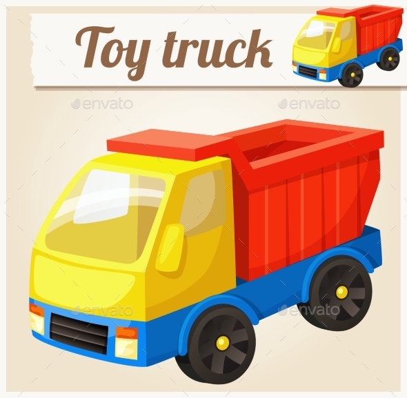 GraphicRiver Toy Truck 10785741 GraphicRiver Toy Truck 10785741