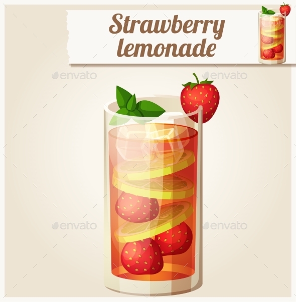 GraphicRiver Strawberry Lemonade 10785783 GraphicRiver Strawberry Lemonade 10785783