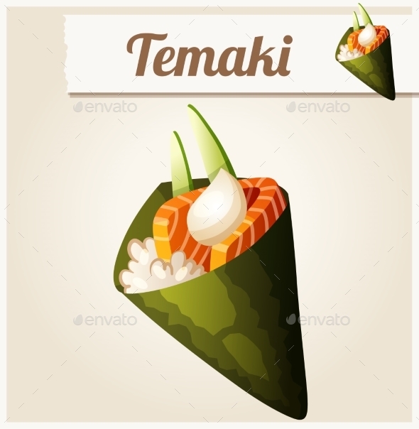 GraphicRiver Temaki Sushi 10785784 GraphicRiver Temaki Sushi 10785784