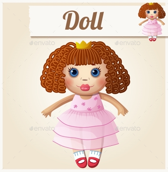 GraphicRiver Girl Doll 10785891 GraphicRiver Girl Doll 10785891