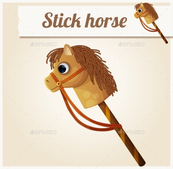 GraphicRiver Stick Horse Toy 10785905 GraphicRiver Stick Horse Toy 10785905