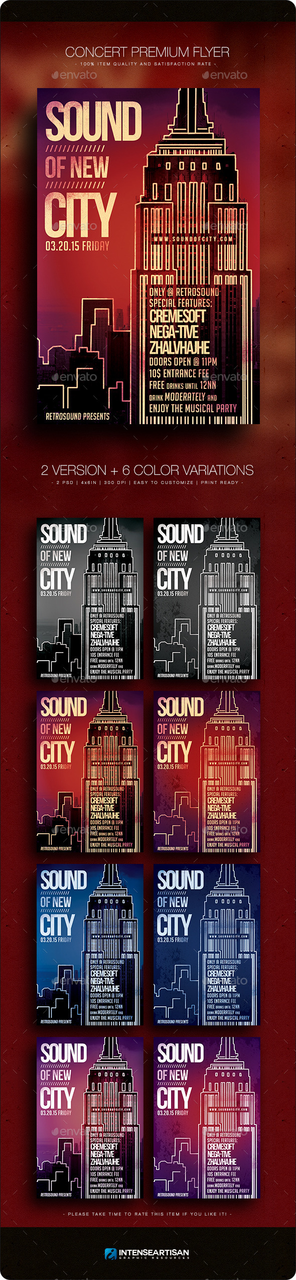 GraphicRiver Concert Premium Flyer V.6 10786050 GraphicRiver Concert Premium Flyer V.6 10786050