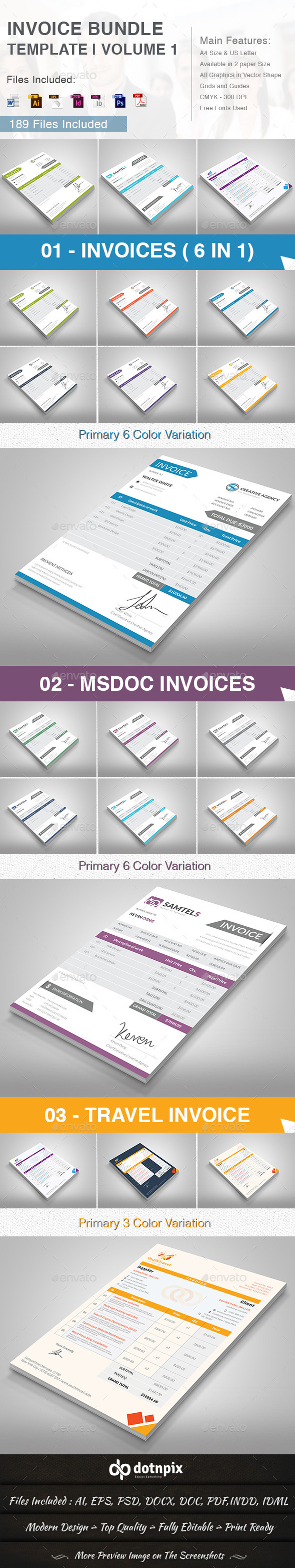 Invoice Bundle Template | Volume 1 (Proposals & Invoices)