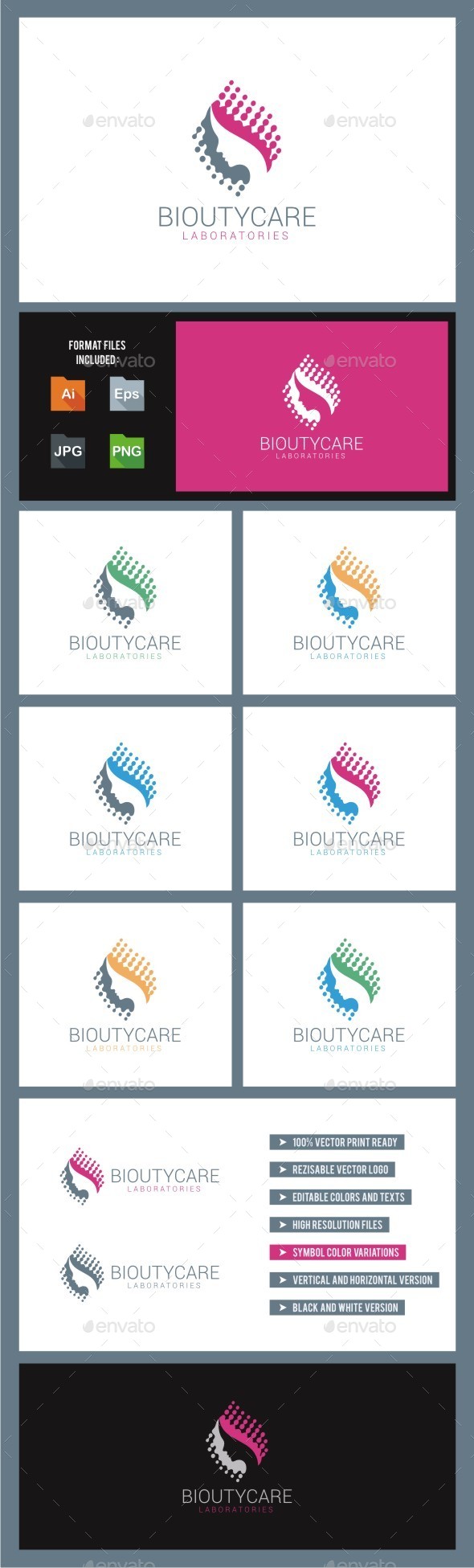 GraphicRiver Bio Beauty Care Logo 10786244 GraphicRiver Bio Beauty Care Logo 10786244