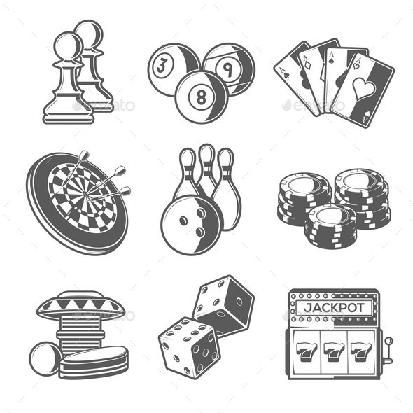 GraphicRiver Casino Sport and Leisure Games Icons 10787450 GraphicRiver Casino Sport and Leisure Games Icons 10787450