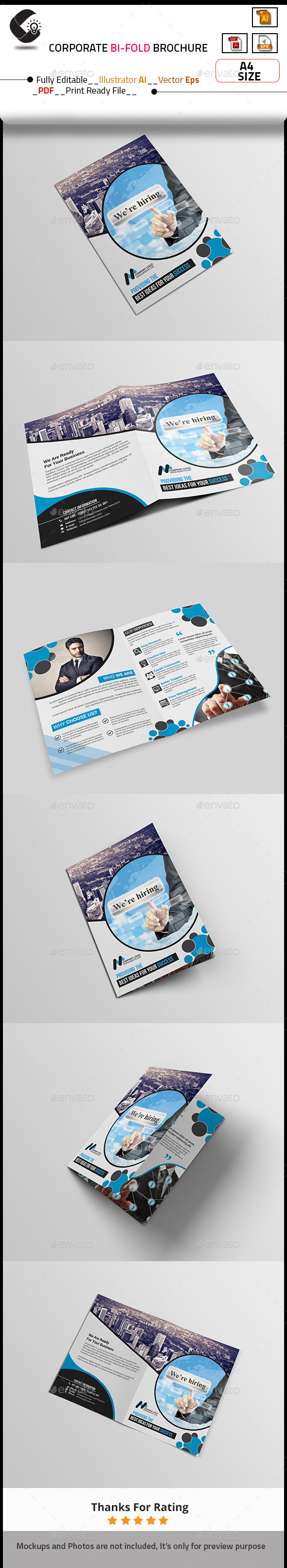 GraphicRiver Corporate Bi-Fold Brochure 10787452 GraphicRiver Corporate Bi-Fold Brochure 10787452