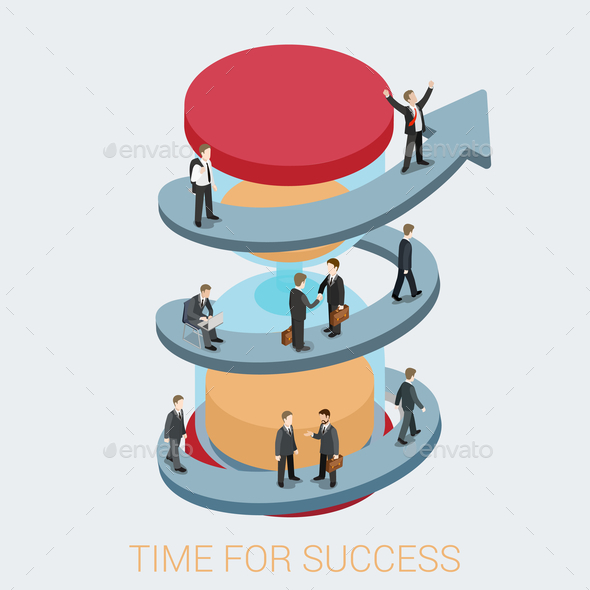 GraphicRiver Time Success Infographic 10787692 GraphicRiver Time Success Infographic 10787692