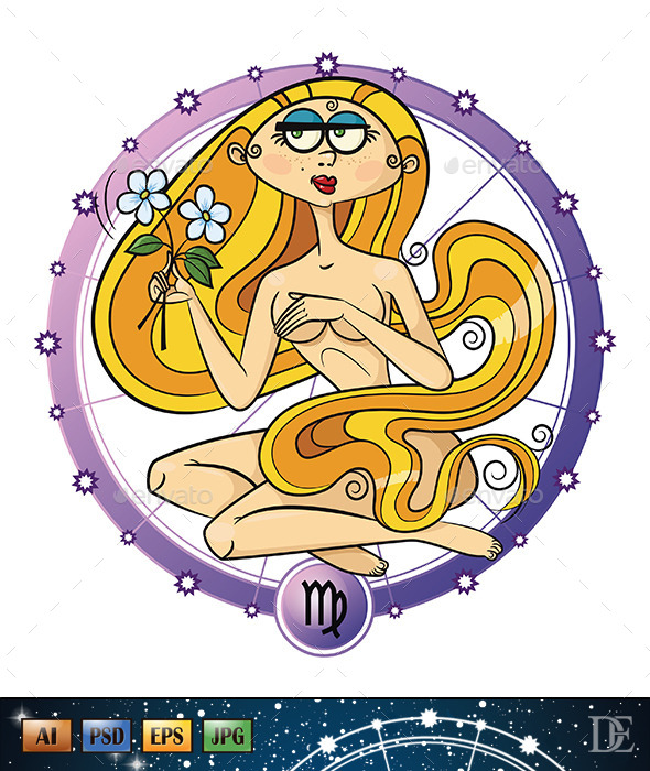 GraphicRiver Astrology Sign Virgo 10723248 GraphicRiver Astrology Sign Virgo 10723248