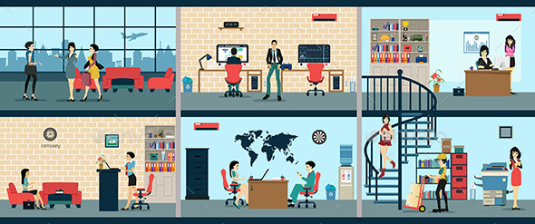 GraphicRiver Workplace 10789294 GraphicRiver Workplace 10789294