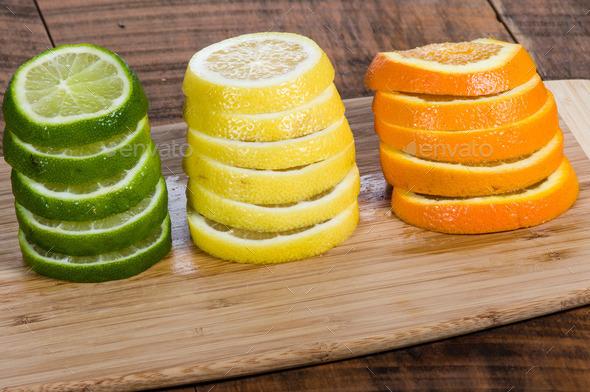 Lemon, lime and orange slices (Misc) Photo Download